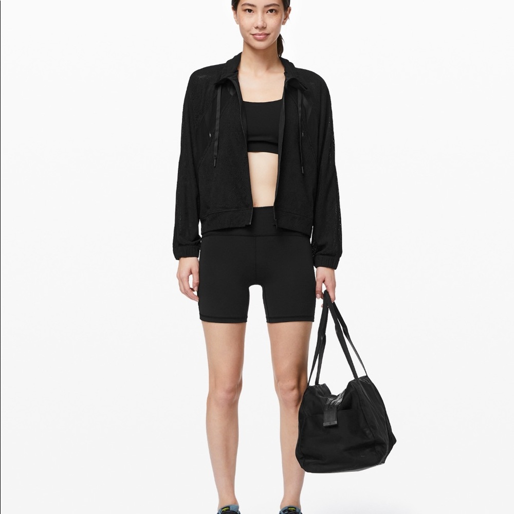Get Going Lululemon Jacket in Black